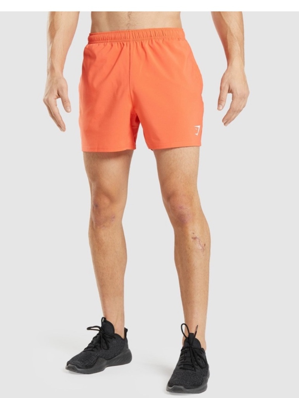 Gymshark Men's Arrival 5” Orange Lightweight Training Shorts S